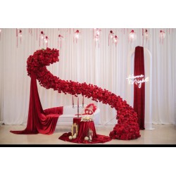 Kavisli Çiçek Taşıyıcı Sistem – Çiçekler Dahil Değildir